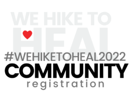 #wehiketoheal 2022 COMMUNITY Registration